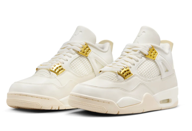 (WMNS) Air Jordan 4 Retro ‘Metallic Gold’ AQ9129-170