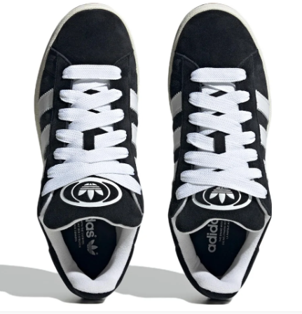 Adidas Campus 00s 'Core Black / Cloud White / Gum' – HQ8708