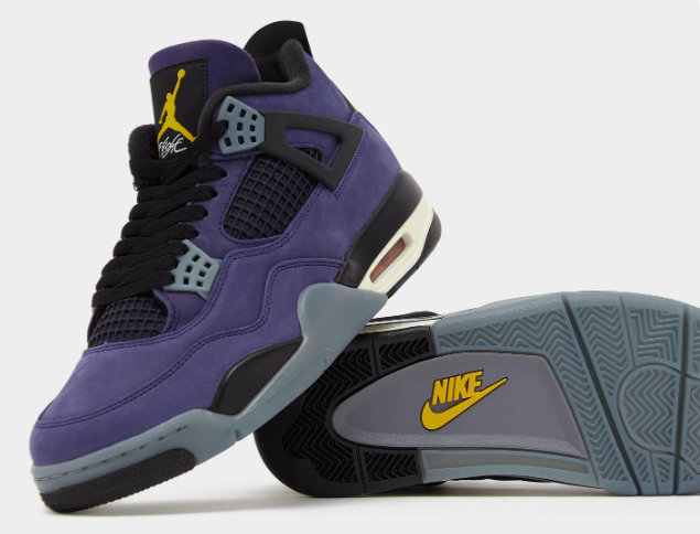 Air Jordan 4 Retro ‘Lakers’ Imperial Purple FV5029-500