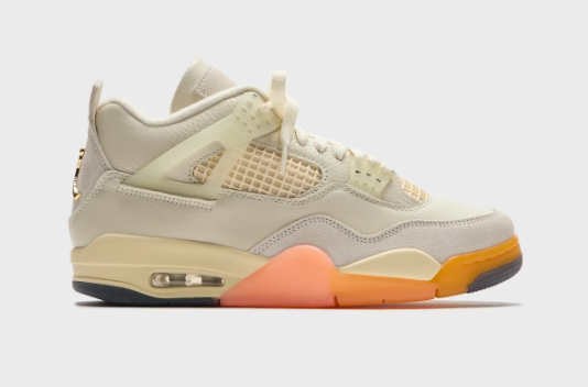 Jordan WMNS Air Jordan 4 Retro 'Coconut Milk / Bright Mango' Women's Sneaker
