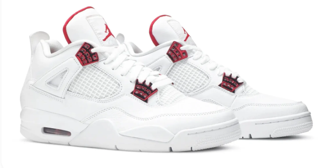 Air Jordan 4 Retro 'Metallic Pack — University Red' CT8527-112