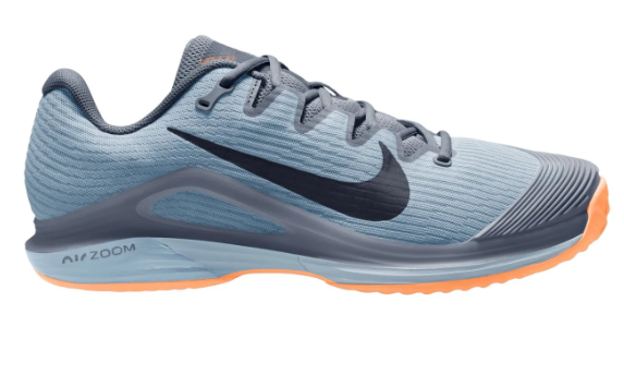 Nike Vapor 12 Clay Court Tennis Shoe 'Ashen Slate / Obsidian / Lt Armory Blue'