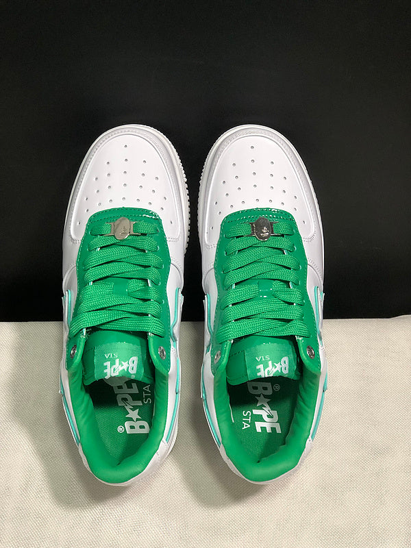 BAPE STA Low 'White/Green'