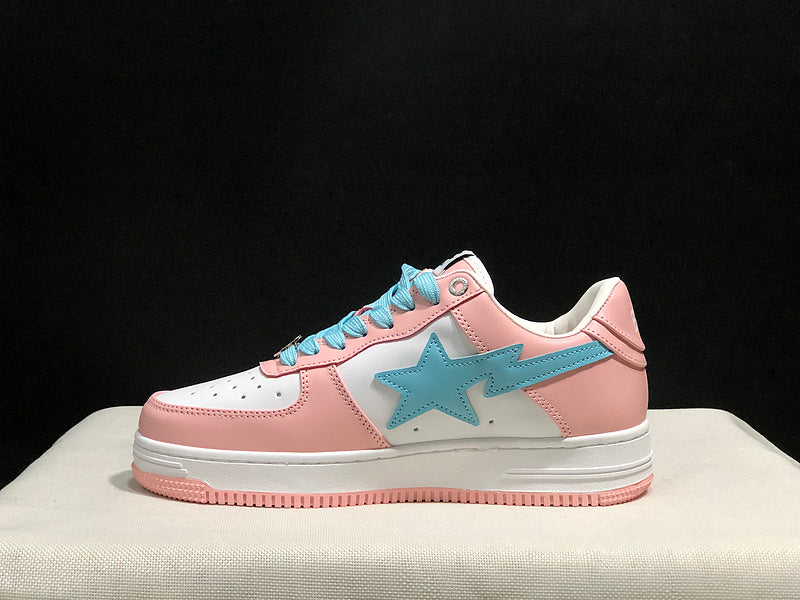BAPE STA Low 'Pink/Baby Blue'