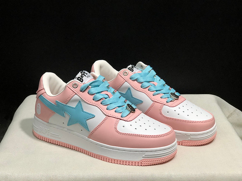 BAPE STA Low 'Pink/Baby Blue'