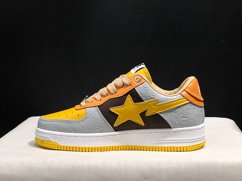 BAPE STA Low 'Yellow/Grey/Orange'