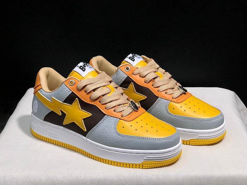 BAPE STA Low 'Yellow/Grey/Orange'