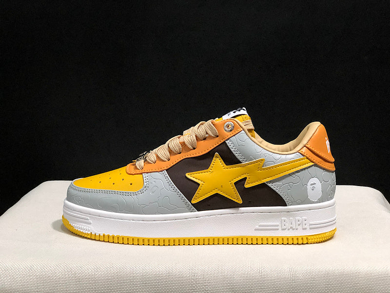 BAPE STA Low 'Yellow/Grey/Orange'