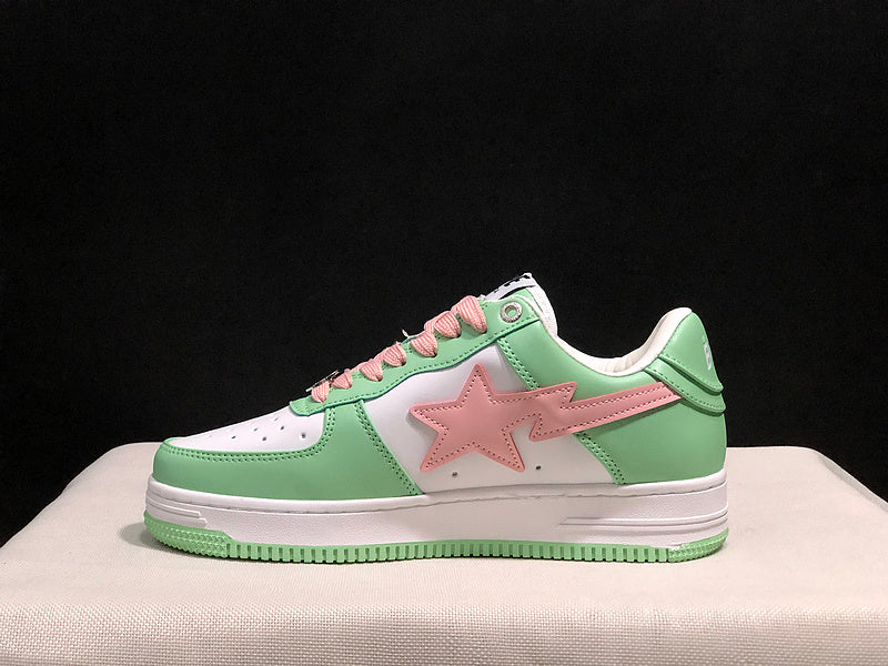 BAPE STA Low 'Mint Green/Pink'