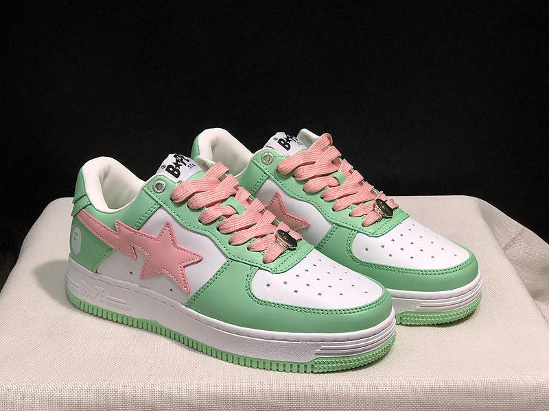 BAPE STA Low 'Mint Green/Pink'
