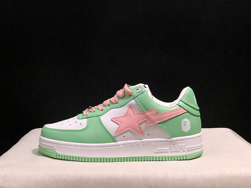 BAPE STA Low 'Mint Green/Pink'