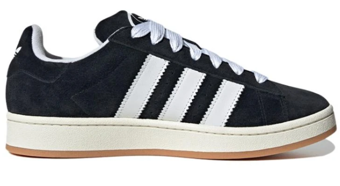 Adidas Campus 00s 'Core Black / Cloud White / Gum' – HQ8708