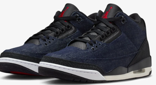 Jordan x Levi’s® AJ 3 Retro ‘Indigo/Gym Red’