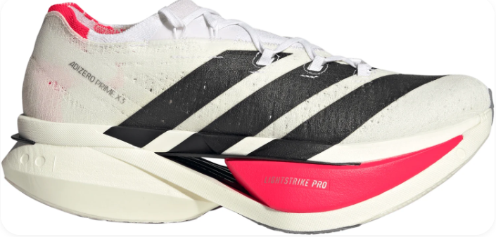 Adidas Adizero Prime X3 Strung Running Shoes - White